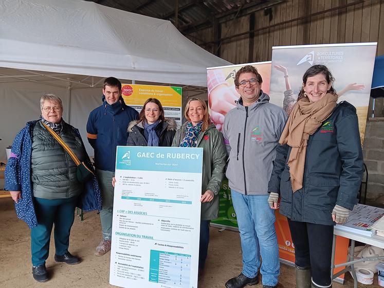 Le groupe territorial Bocage des Can a œuvré à la création de ce guide, lequel a été présenté pour la première fois au Gaec de Rubercy, en mars 2024.