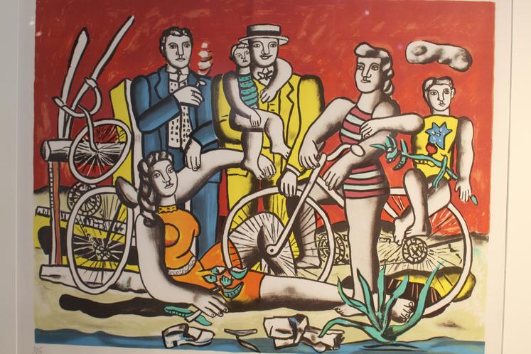 "Les quatre cyclistes", Fernand Léger.