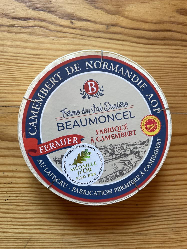 Le camembert Beaumoncel a reçu une médaille d'or au concours général agricole cette année.