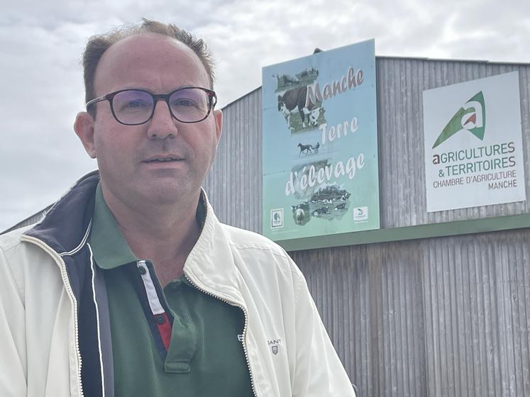 Olivier Pibouin, animateur de la race Normande