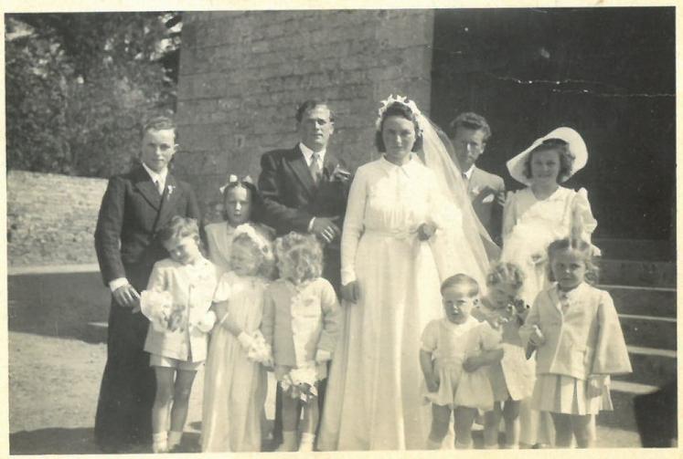 Au mariage de Pierre et Marguerite, 2e génération à s'installer à la Métairie.