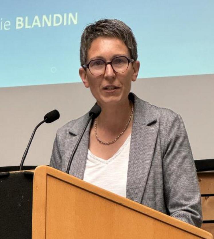 Valérie Blandin, présidente du groupe MLC depuis deux ans.