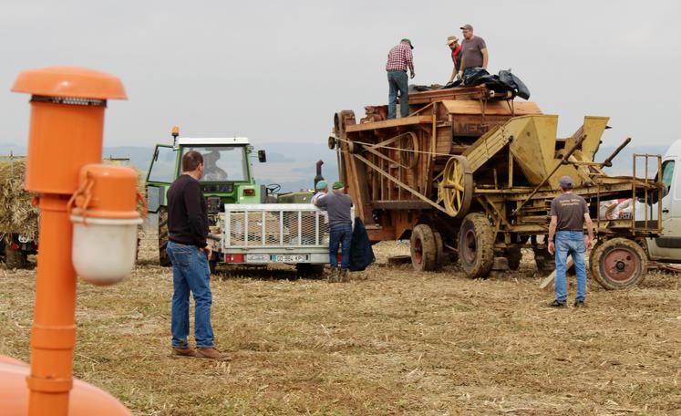 La Fête de la terre, c'est aussi la mise en valeur du patrimoine agricole.