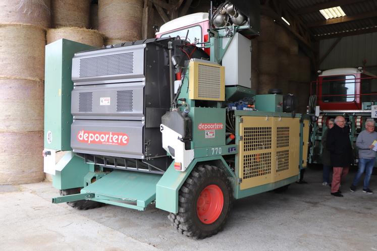 L'agriculteur a fait le choix d'investir dans une enrouleuse automotrice de la marque belge Depoortere.