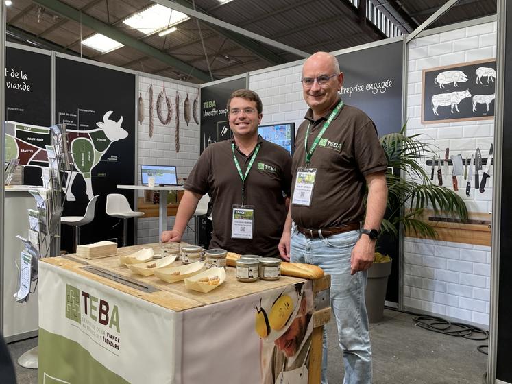 Teba a fait partie des 1 200 exposants du Space à Rennes. L'occasion de croiser des clients potentiels et des consommateurs en quête de circuits courts.