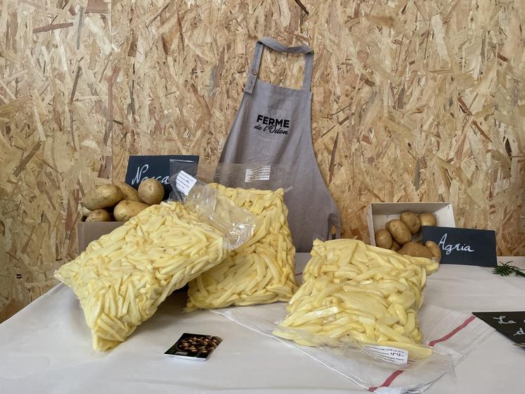 La fraîche découpe est proposée sous forme de frites, en quartiers, lamelles et entières.