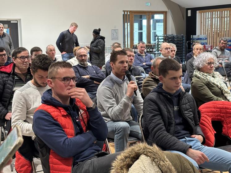 La question du foncier reste un sujet majeur pour les Jeunes agriculteurs comme l'a souligné Luc Chardine, président des JA de la Manche.