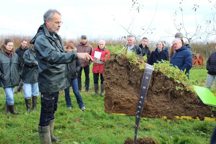 IFPC vergers pommes Sées étude terre pédologie étude terrain