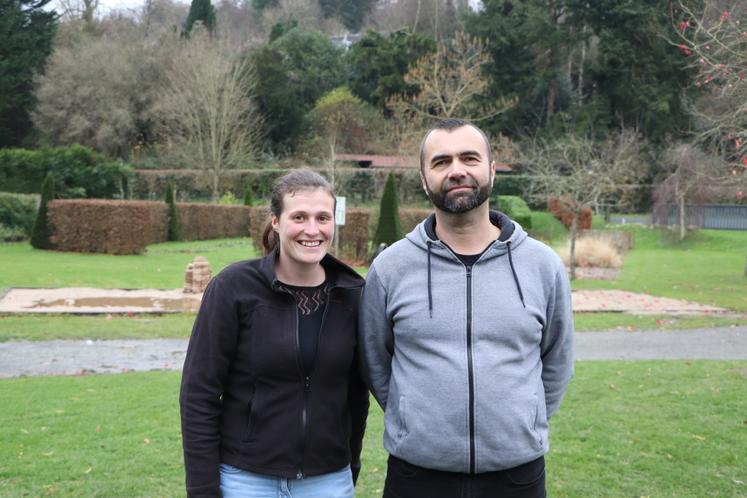 Catherine Duchaux, formatrice en zootechnie, et Joseph Guth, responsable de pôle agricole à la MFR de Blangy, ont organisé cette édition.