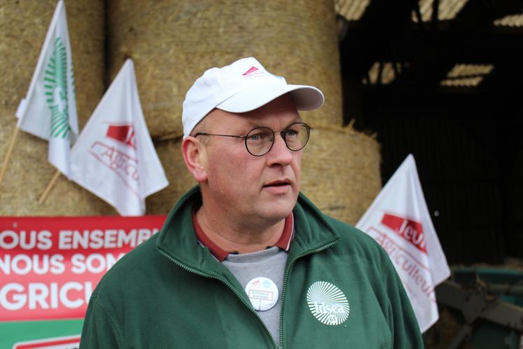 "Il faut nous battre pour un marché loyal et équitable", insiste Guillaume Larchevêque qui mène la liste de la Chambre régionale d'agriculture de l'Orne 2025