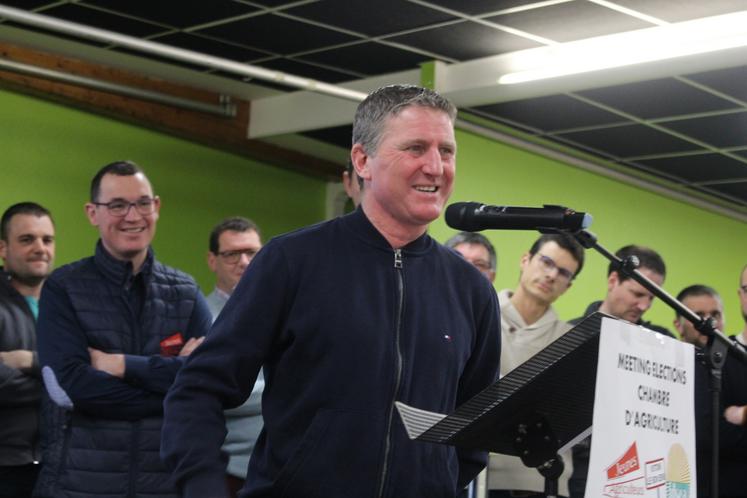 Stéphane Meunier, candidat aux élections Chambre d'agriculture de l'Orne.