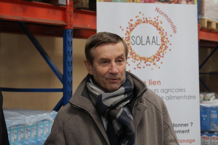 "C'est une belle initiative. Le monde paysan et le monde urbain sont bien solidaires", salue Joaquim Pueyo.