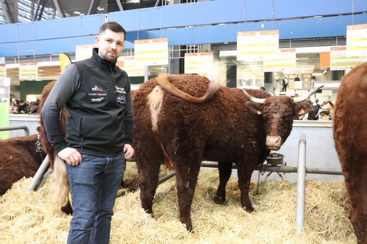 Thibault Desvoies a participé pour la première fois au SIA, mercredi 26 février, avec Topaze.