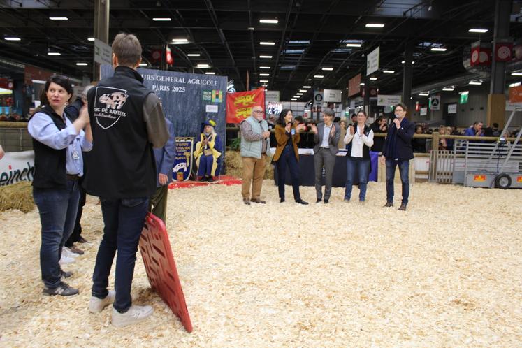 Le concours porcs de Bayeux s'est déroulé sur le ring porcin mardi 25 février 2025.