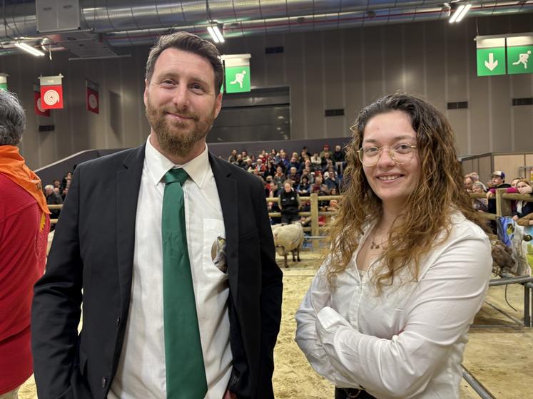 Pauline Catherine a officié comme juge de la section Roussin de la Hague au Salon de l'Agriculture le 27 février 2025.