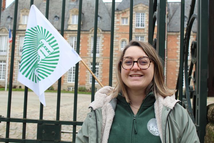 Clélia Chevalier est la nouvelle chargée de mission de la FDSEA de l'Orne.