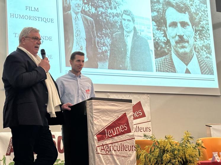 Pascal Férey a débuté son engagement syndical chez les JA en tant que président. Une semaine après avoir passé la main de la présidence de la Chambre d'agriculture, les JA ont salué son engagement et sa carrière au service de l'agriculture manchoise.