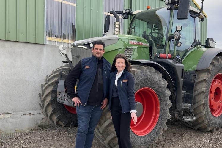 Jérémy Lemonnier et Julie Audet ont décidé de créer leur entreprise de travaux agricoles à Saint-James.