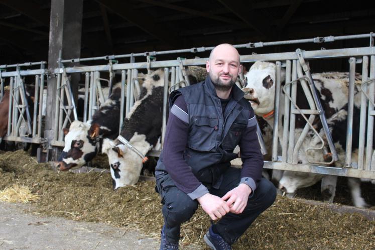 Antoine de Vallavieille, directeur de l'exploitation agricole du lycée de Sées.