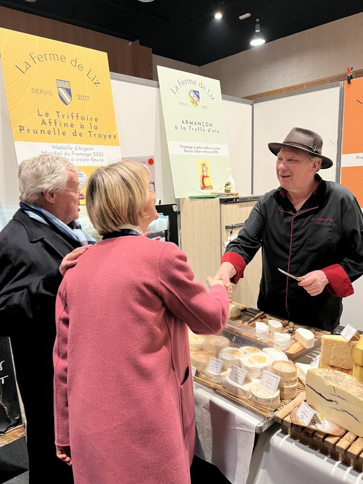 Véronique Louwagie est allée à la rencontre des artisans et producteurs présents sur la foire.