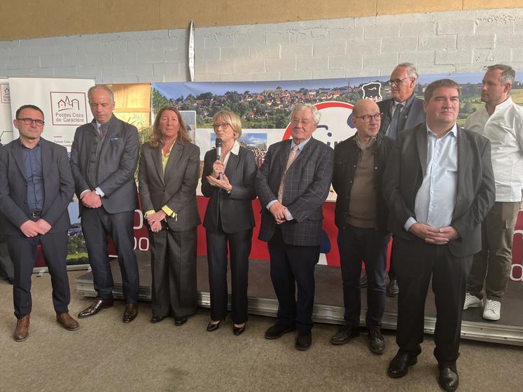 Véronique Louwagie a tenu un discours d'inauguration à l'issue de son tour de la foire effectué dans l'après-midi.