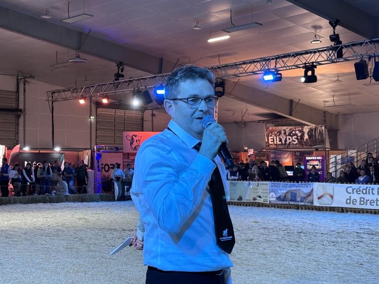 Pascal Orvain, président de l'OS Normande, veut garder une race dynamique dans les élevages.