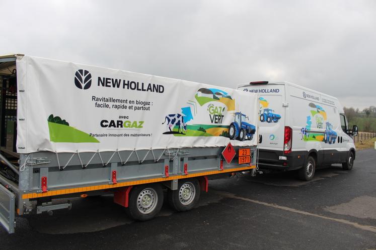 Présentation New Holland T7.270 Methane power GNC
