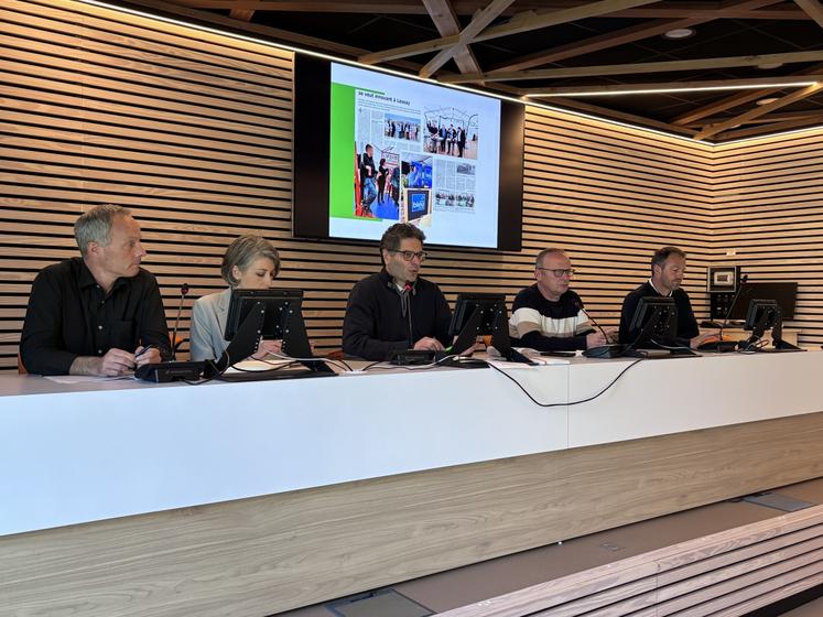 Thierry Hulmer a présidé l'assemblée générale du comité des festivals, organisateur du pôle élevage de la foire de Lessay.