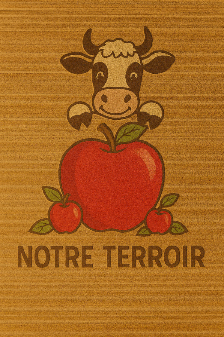 Terroir oblige la vache Normande devrait s'animer en Suisse Normande avec la réalisation d'un mouvement dans le champ avec des bénévoles. La pomme sera aussi mise en avant.