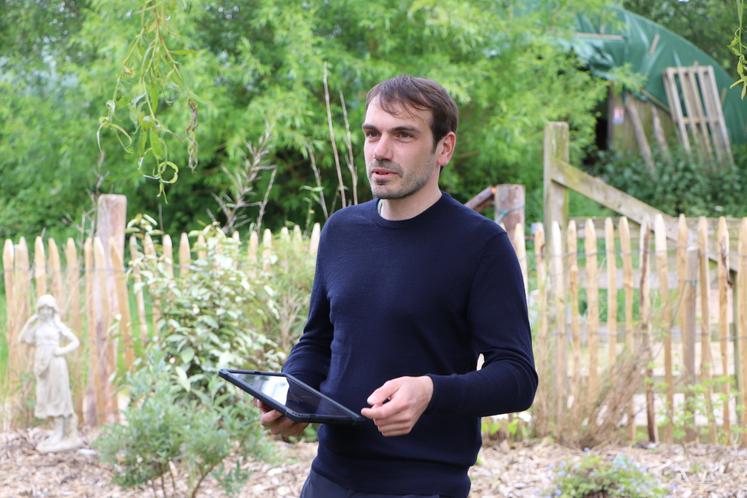 Julien Petaux, cofondateur de l'entreprise Okolo, a été sollicité par Ter'Bessin pour élaborer "Butine", une application qui favorise les circuits courts sur le territoire de l'intercommunalité.