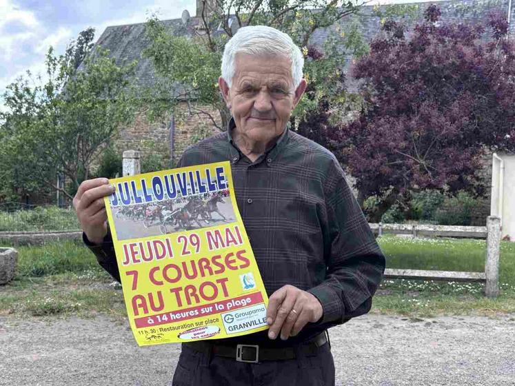 Claude Legrand, président de la Société de courses de Jullouville.
