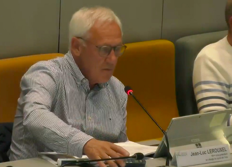 Jean-Luc Lerouxel, vice-président de Saint-Lô Agglo, en charge du cycle de l'eau, a présenté la nouvelle stratégie pour les cinq ans à venir.