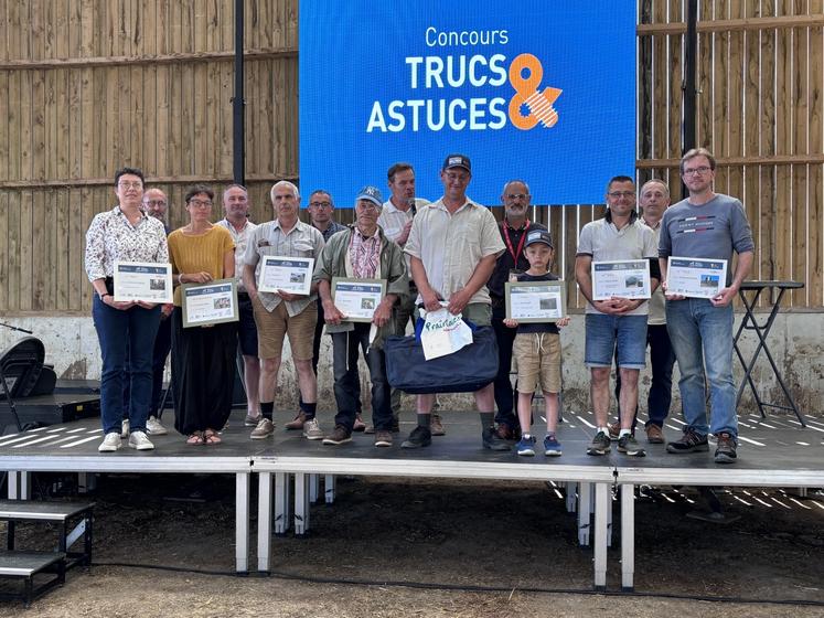 Les lauréats de la 8e édition du concours Trucs et astuces ont été récompensés dans le cadre des Prairiales.