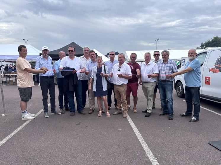 En fin de matinée, les élus ont pu inaugurer le comice agricole.