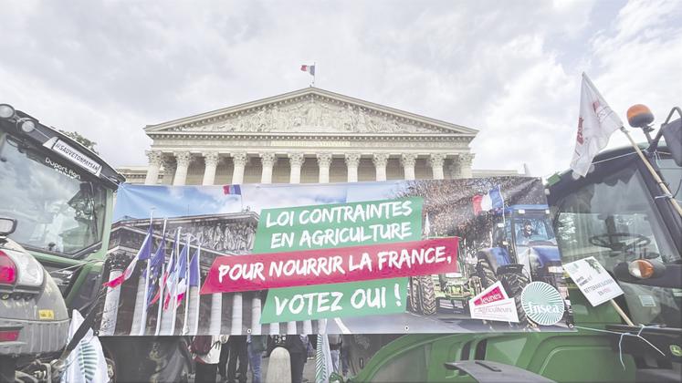 Des manifestations ont eu lieu le 26 mai dernier devant l'Assemblée Nationale, à l'appel du réseau FNSEA/JA.