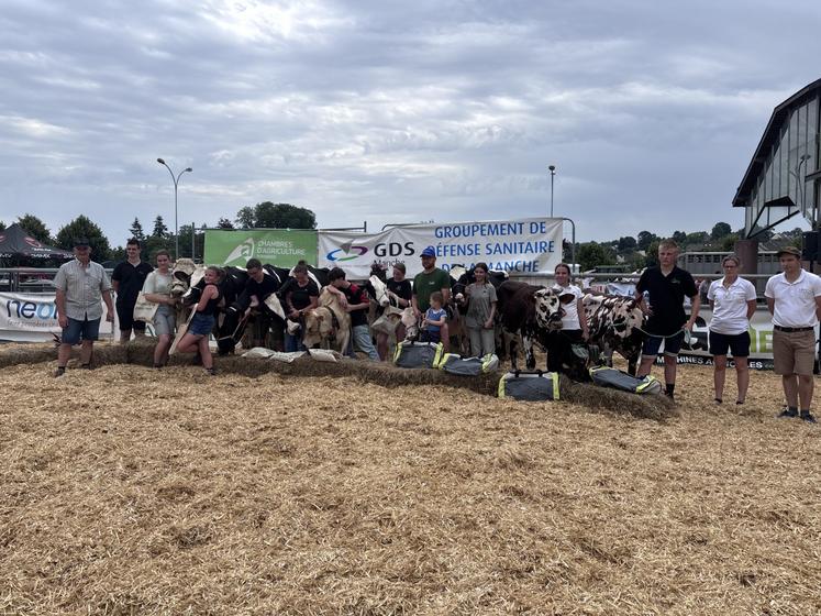 Dix jeunes ont participé au concours de jeunes présentateurs le 21 juin en même temps que le comice agricole.