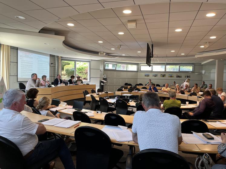 "La DDTM se tient à la disposition des exploitants pour traiter les différents cas", a signalé la directrice en faisant référence aux intempéries du 13 juin dernier dans le département.