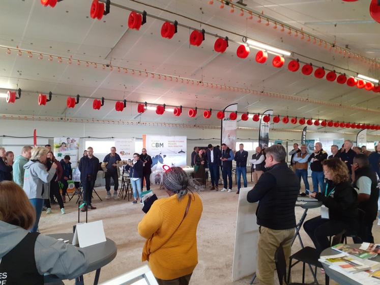 Les portes ouvertes Innov'Action, organisées par la Chambre d'agriculture du Calvados, ont eu lieu chez Gaëtan Leligois à Amayé-sur-Seulles.
