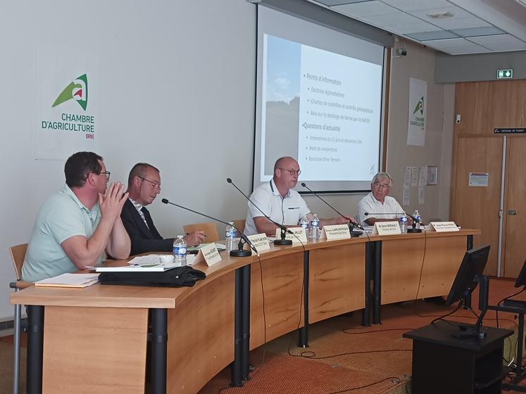 Vendredi 20 juin à Alençon, Guillaume Larchevêque a présidé sa première session Chambre d'agriculture.