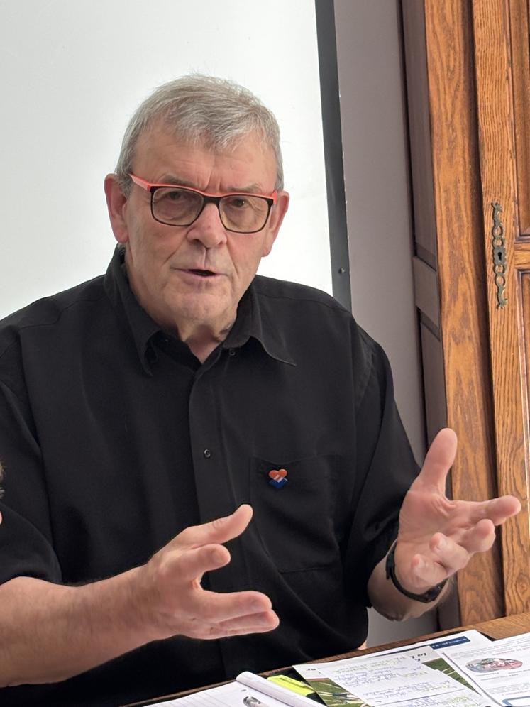 Rémi Bailhache, président du comité Manche de la Ligue contre le cancer.