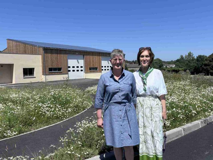 Laurence Macé (à droite) a formé un binôme gagnant avec Carole Guns à l'Abbaye de Montebourg, qui se verra doté d'un nouveau pôle d'agroéquipement à la rentrée, alors qu'elle va rejoindre le Morbihan pour de nouvelles fonctions.