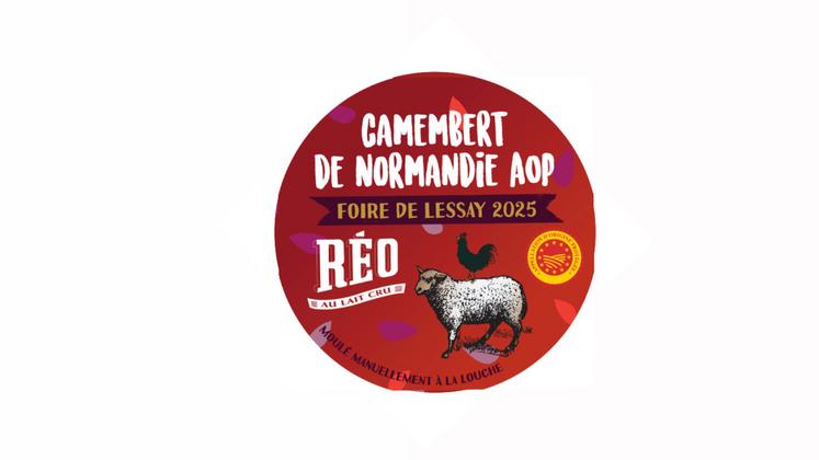 L'étiquette spéciale confectionnée pour l'édition 2025 de la foire de Lessay.