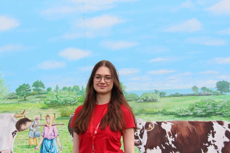 Lisa Rio, guide de la visite, qu'elle anime avec talent.