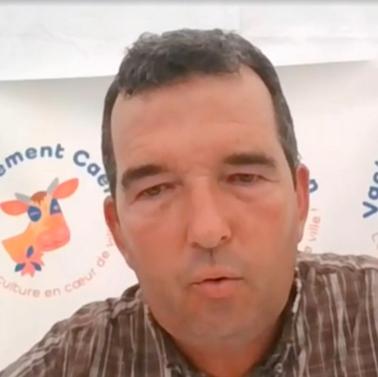 Clément Lebrun, président de Vachement Caen