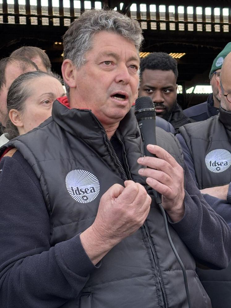 Jean-Michel Hamel, président de la FDSEA de la Manche.