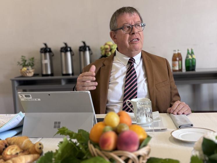 Jean Morin demande à l'État de prendre en compte des besoins du terrain.