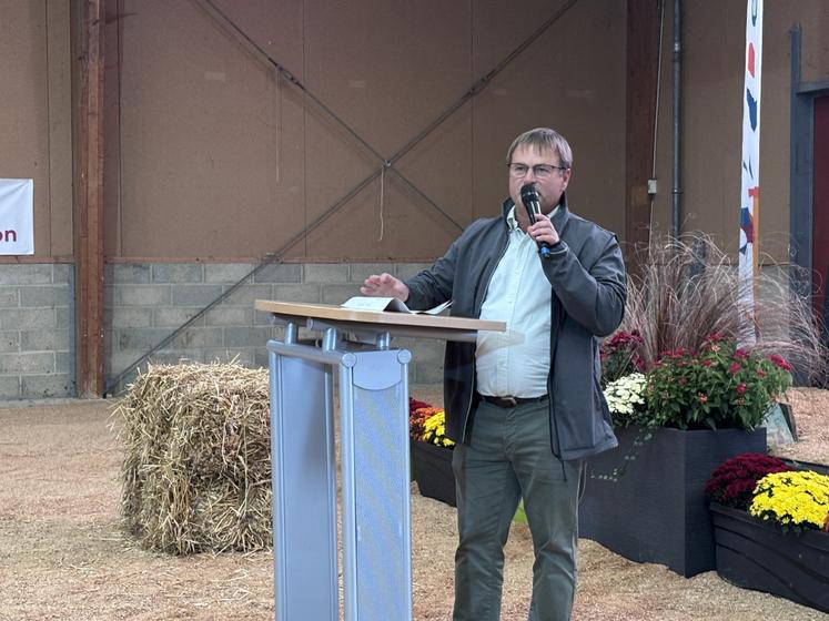 Nicolas Tison, président de Ferme en fête, association organisatrice du Salon tous paysans.