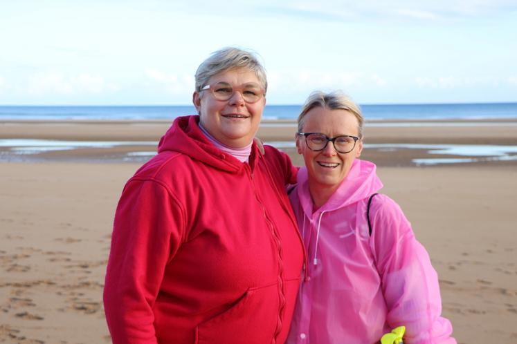 Nathalie Lepelletier et Hélène Pien, respectivement présidente de la section agricultrices et directrice de la FDSEA14, sont à la manœuvre.