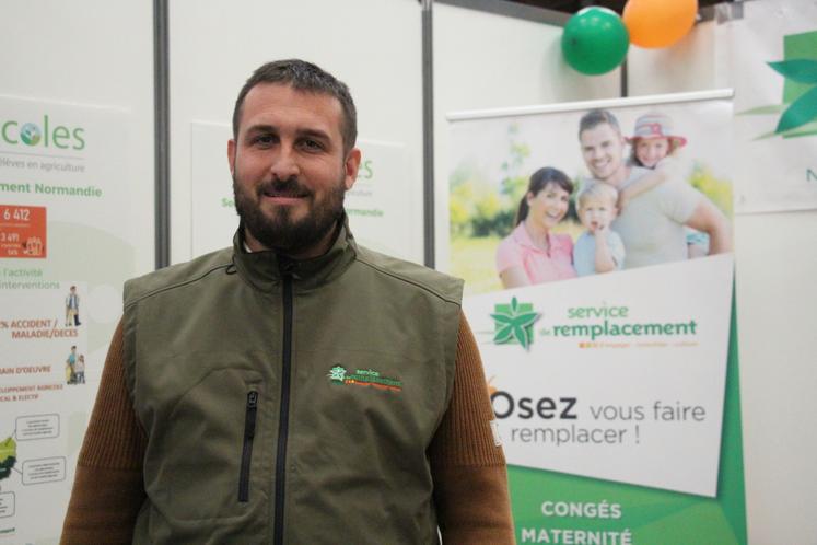 Edouard Jarry, président du Service de remplacement de l'Orne.