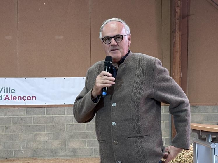 Christophe de Balorre, président du Conseil départemental de l'Orne, maintient le niveau de subventions.